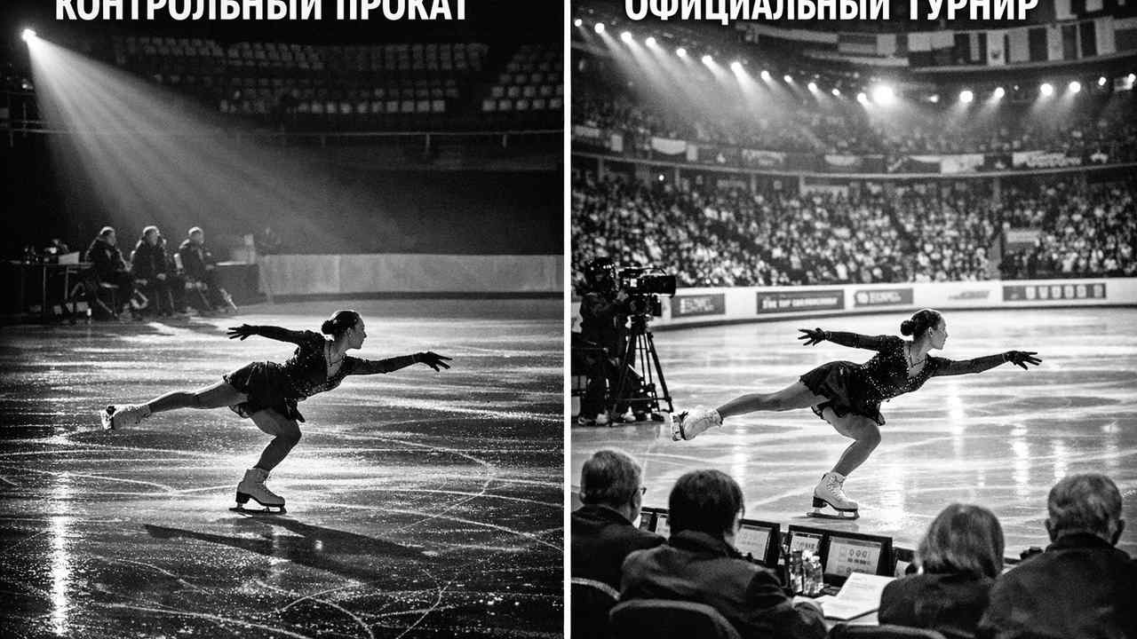 контрольные прокаты отличаются от соревнований